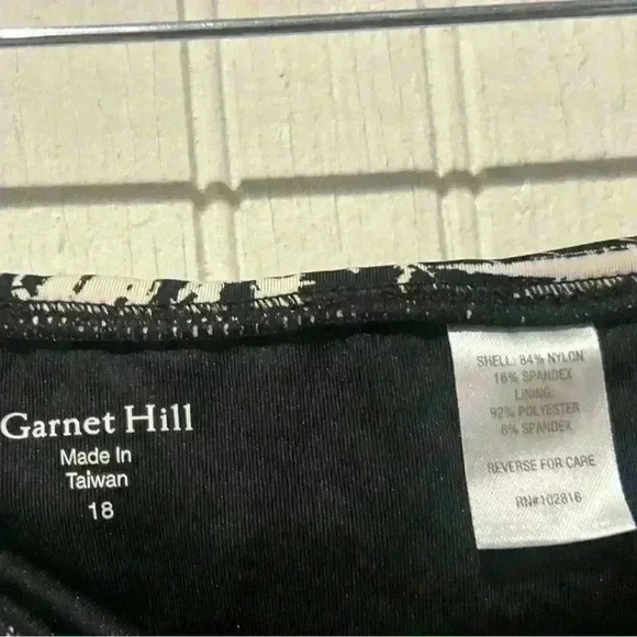 Garnet hill palm frond swim skirt Sz.18 GUC beach , resort wear, vacation - Picture 3 of 5